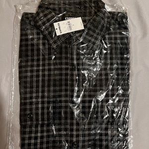Express Slim Fit Casual Button Down Shirt. Size Small
